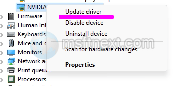 update driver